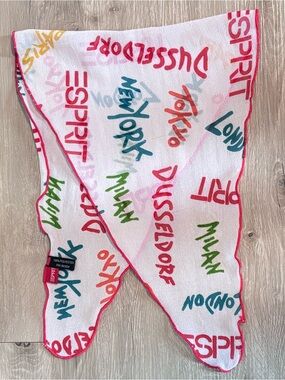 Vintage Esprit Semi Sheer Scarf